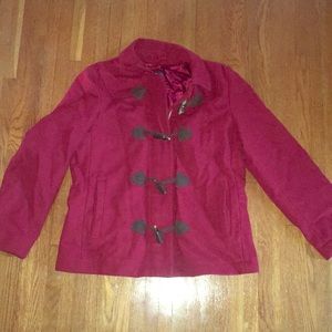 GAP Red Peacoat